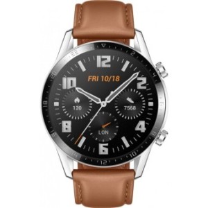 Huawei WATCH GT 2 46mm Classic - Srebrno Brązowy Smartwatch VAT23%