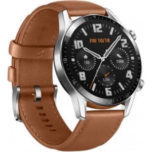 Huawei WATCH GT 2 46mm Classic - Srebrno Brązowy Smartwatch VAT23%